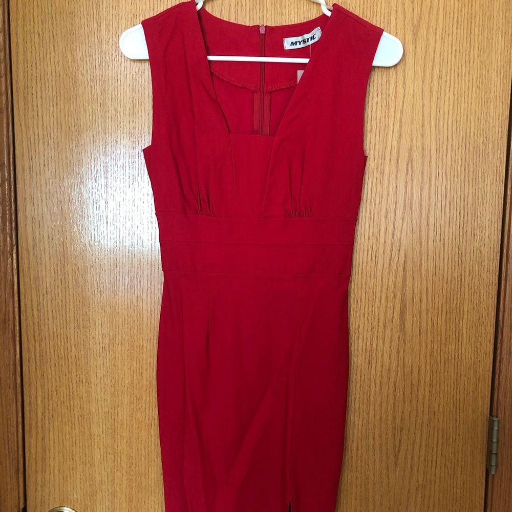 Red dress